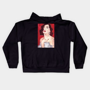 Lady on Red Kids Hoodie